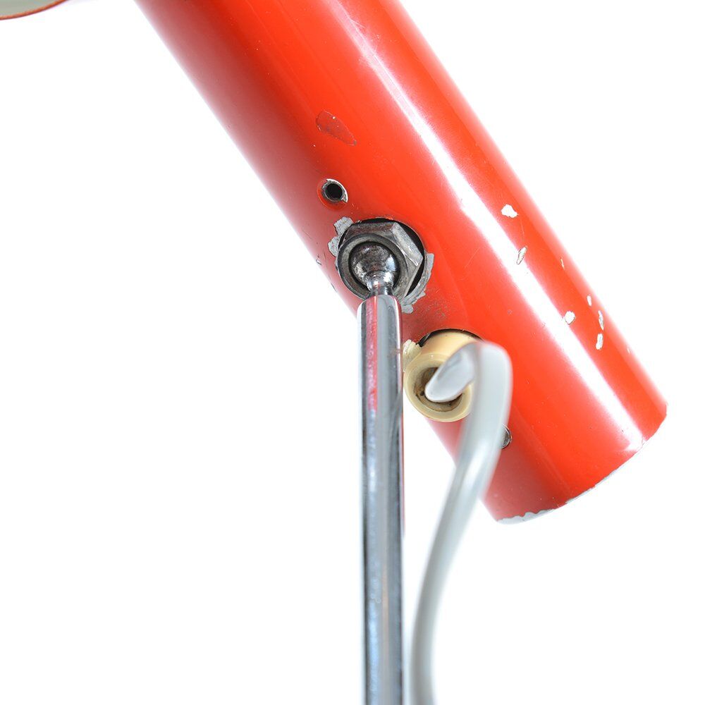 Napako Red Table Lamp by Josef Hurka, Czechoslovakia 1960s