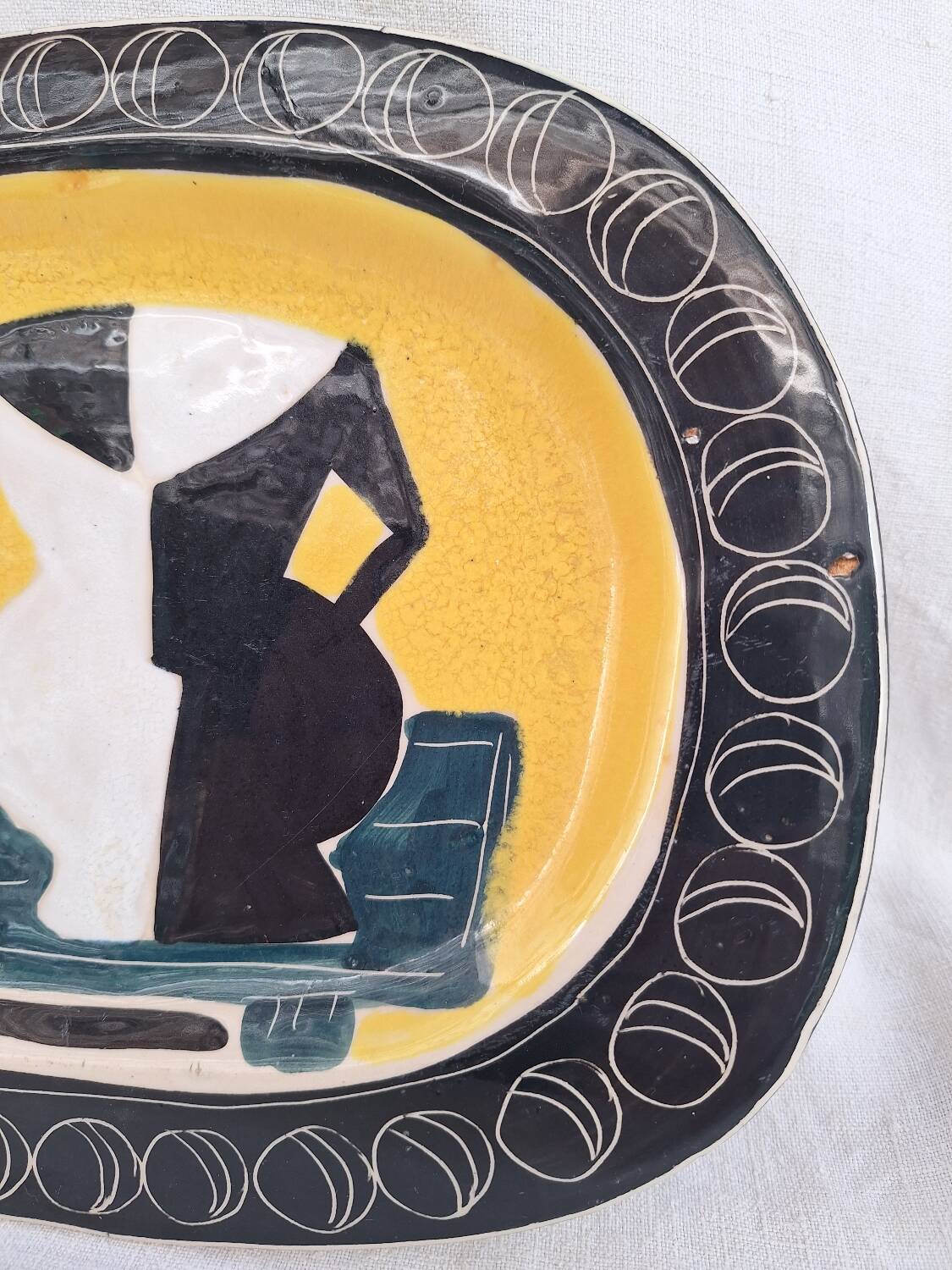 Jacques Pouchain ceramic dish
