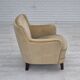 1970s, Danish lounge chair, original condition, furniture velour.