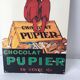 Enamelled advertising plate