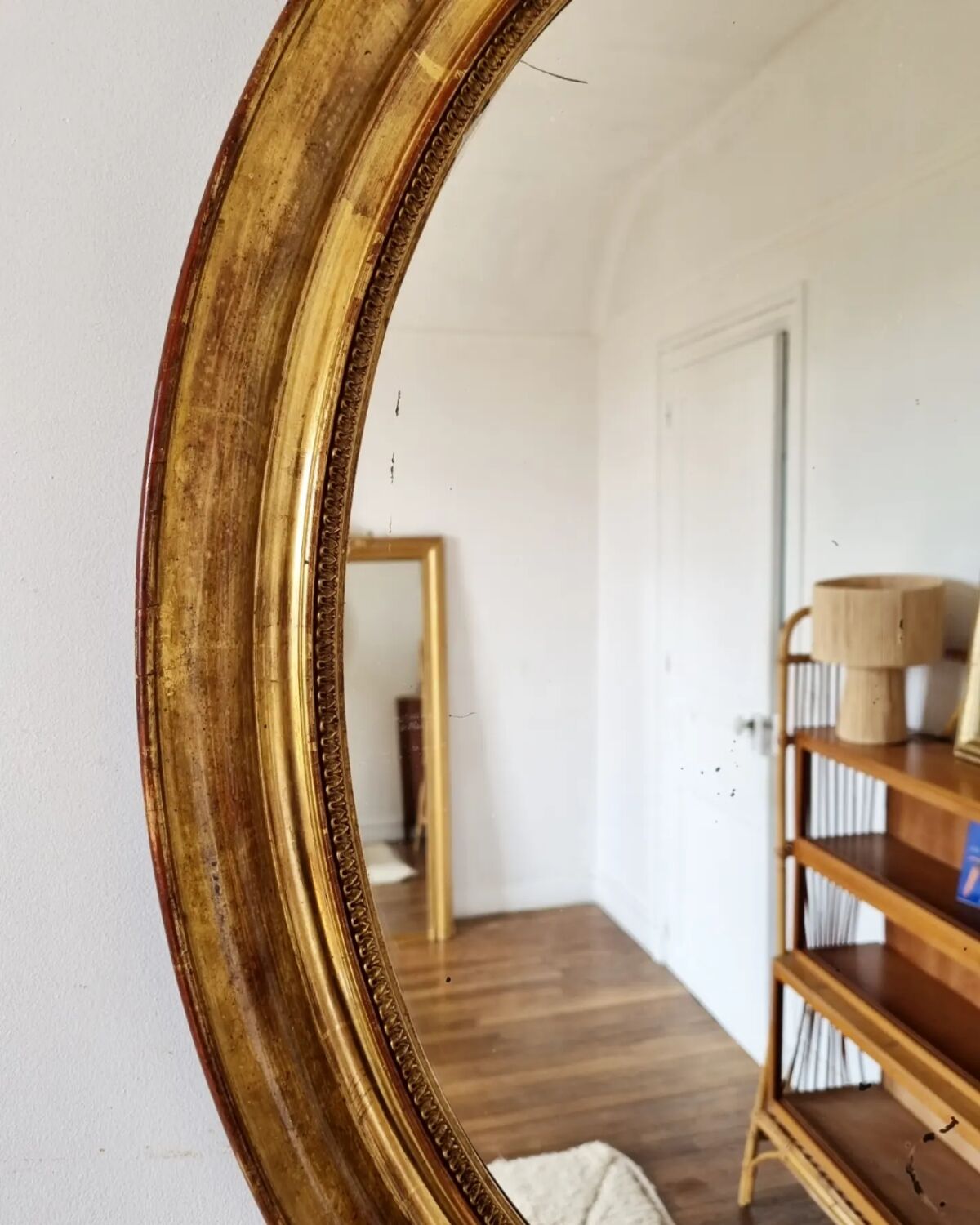 Oval mirror Louis XVI 102x75cm