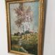 "In the Country" framed oil paintings