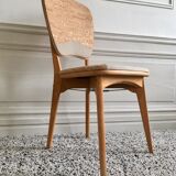 Restored vintage monoblock chair