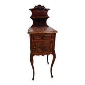 Chevet rocaille en noyer