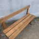 Banc avec dossier