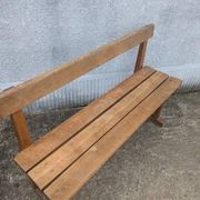 Banc avec dossier