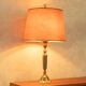 2x Large brass Table Lamps from the 60s