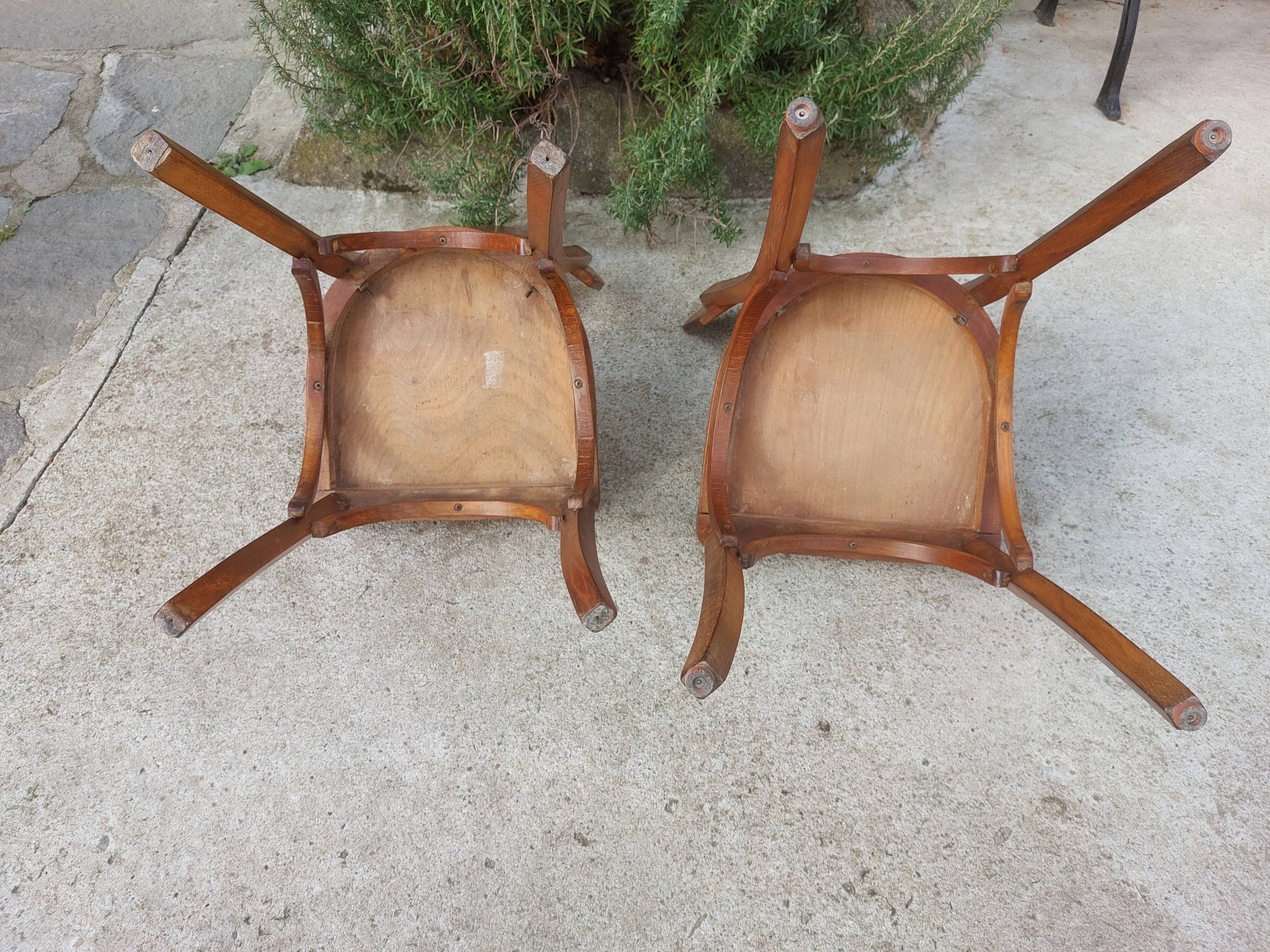 pair of Luterma bistro chairs, dark shade