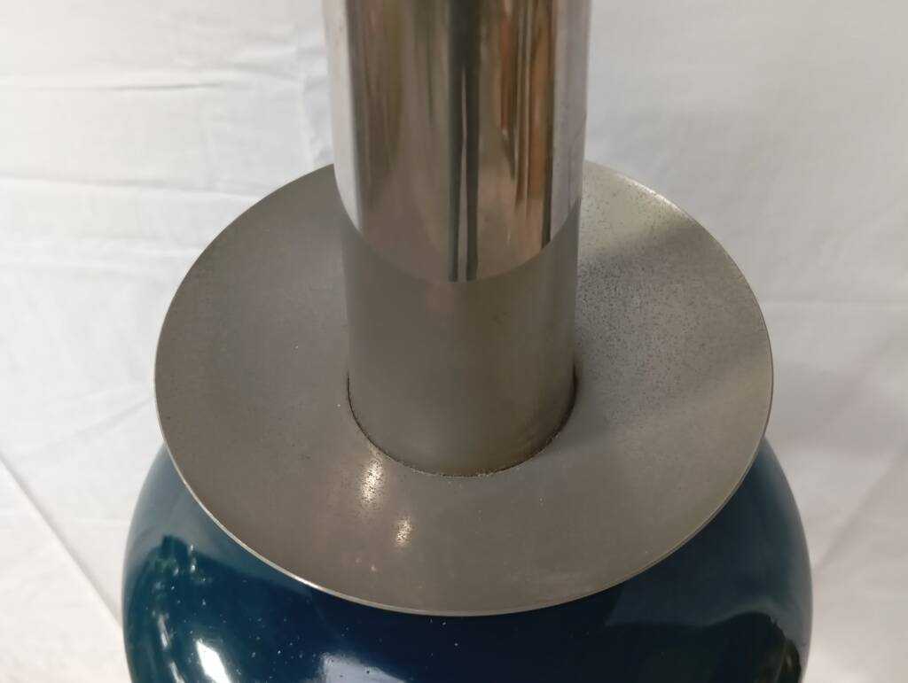 Philippe Barbier metal lamp from the 70s