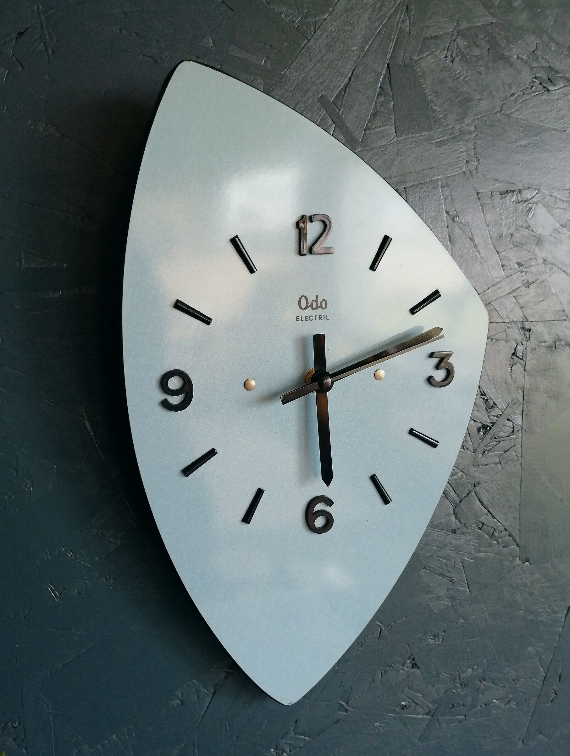 Vintage clock, "Blue Odo" wall clock