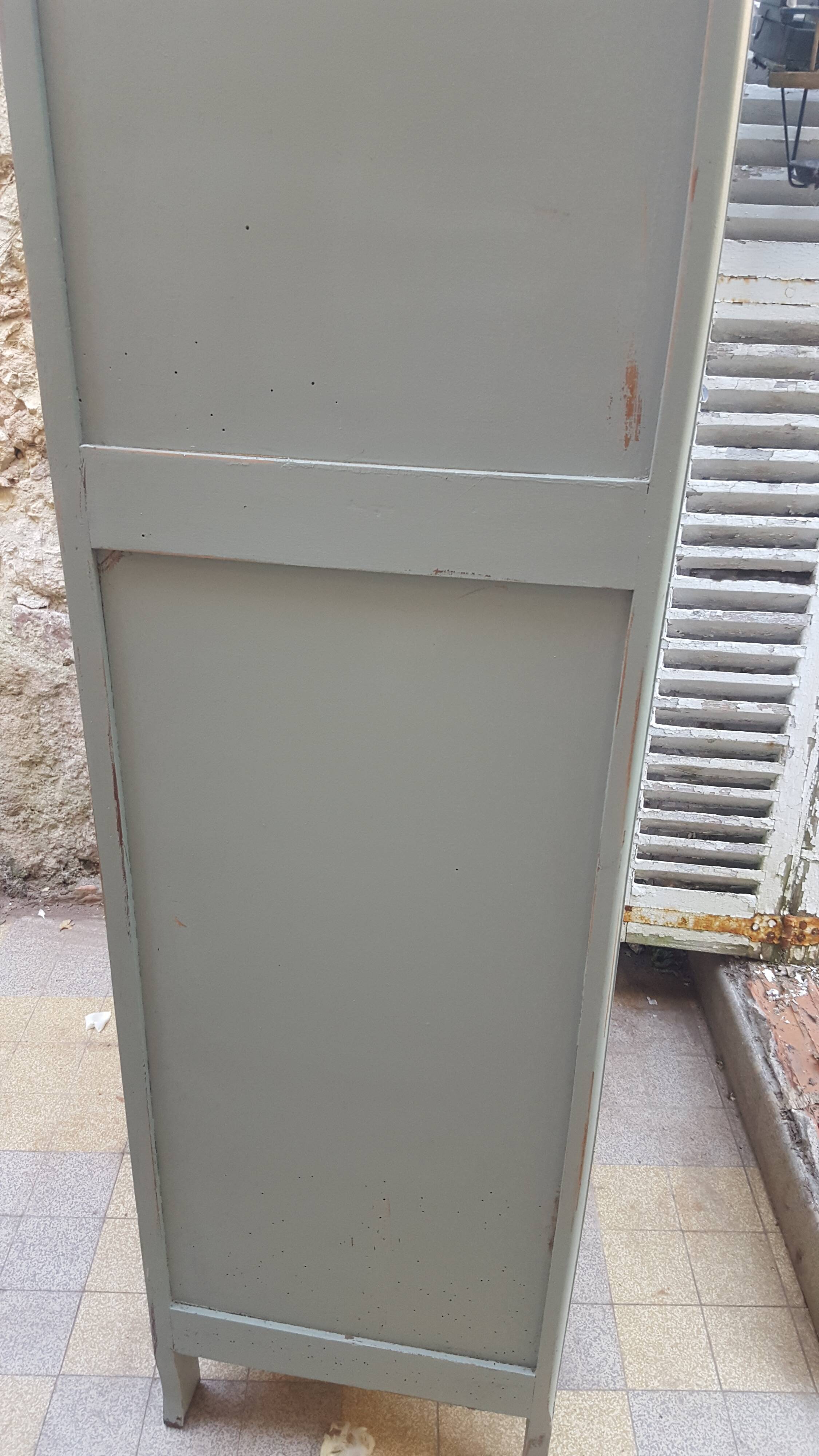 Paris wardrobe patina green guarigue