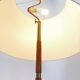 Mid-Century teak and brass floor lamp, Denmark, 1960s