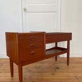 Rosewood planter by Arne Wahl Iversen for Vinde Mobelfabrik, Denmark, 1960s
