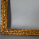 Old frame original gilded stucco wood 58x46 foliage 50x38 cm SB