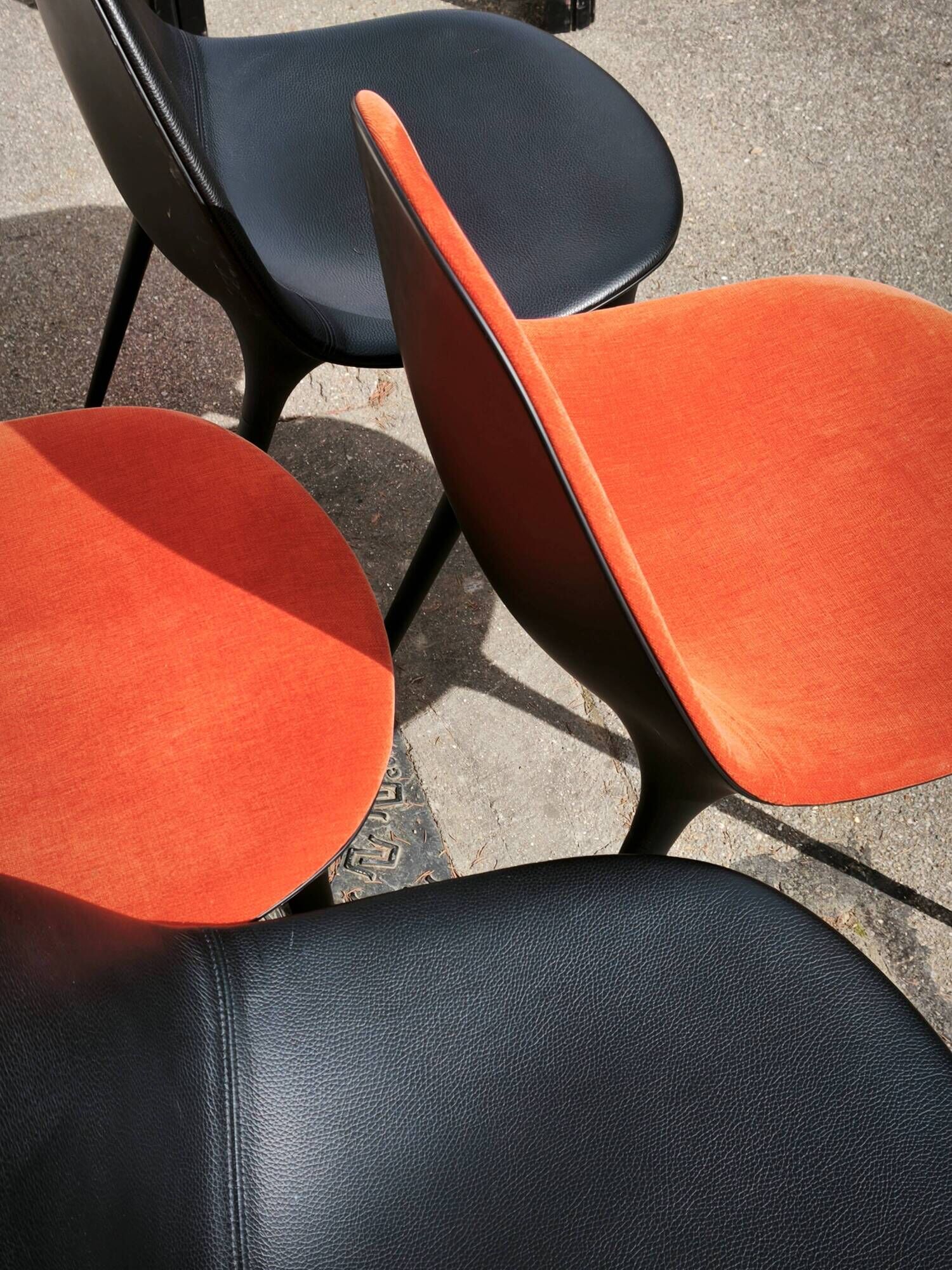 Suite de 4 chaises Caprice, Cassina