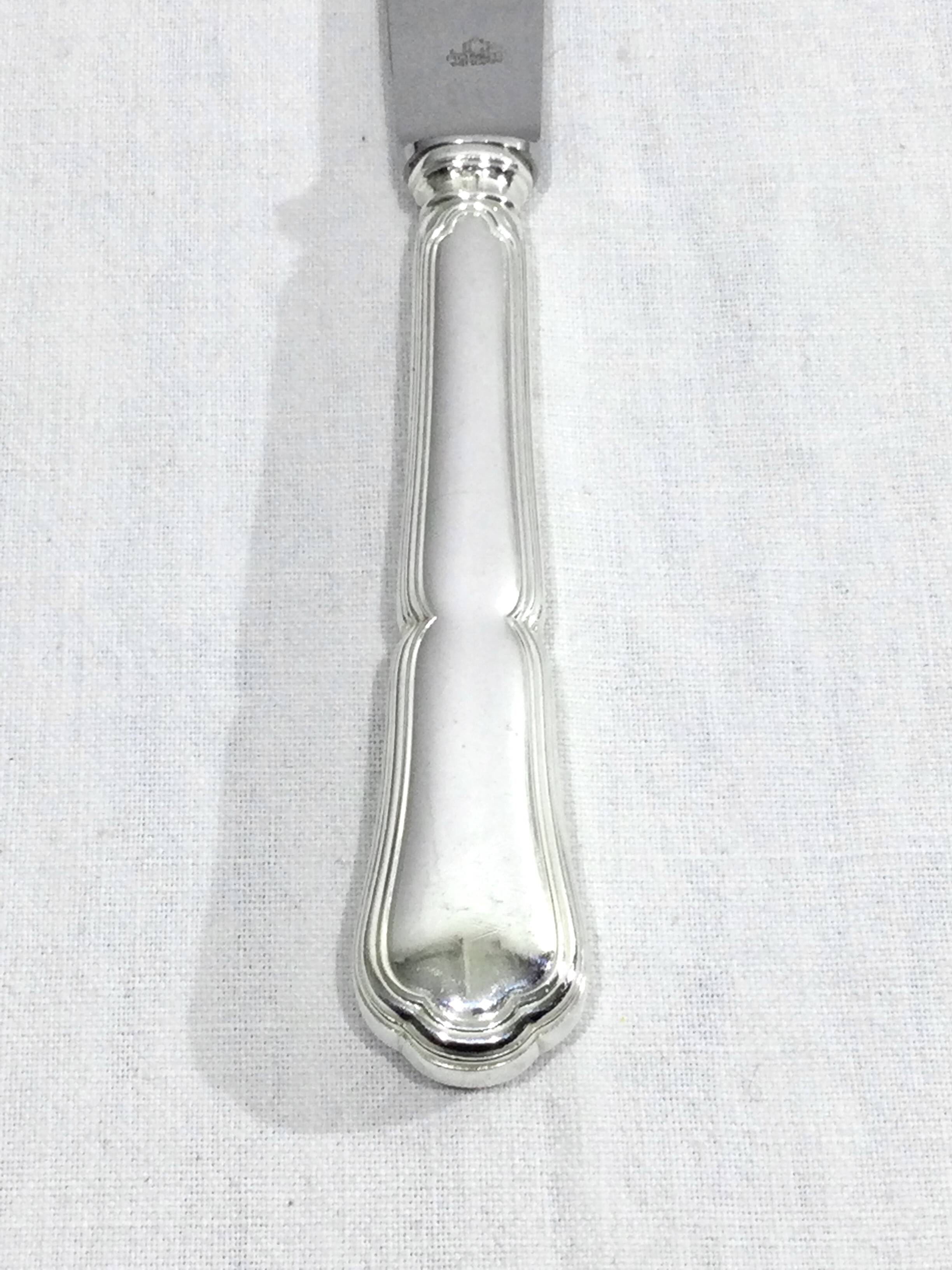 Saint Médard - Silver plated knives