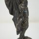 Silver bronze torch pair Paul Dubois