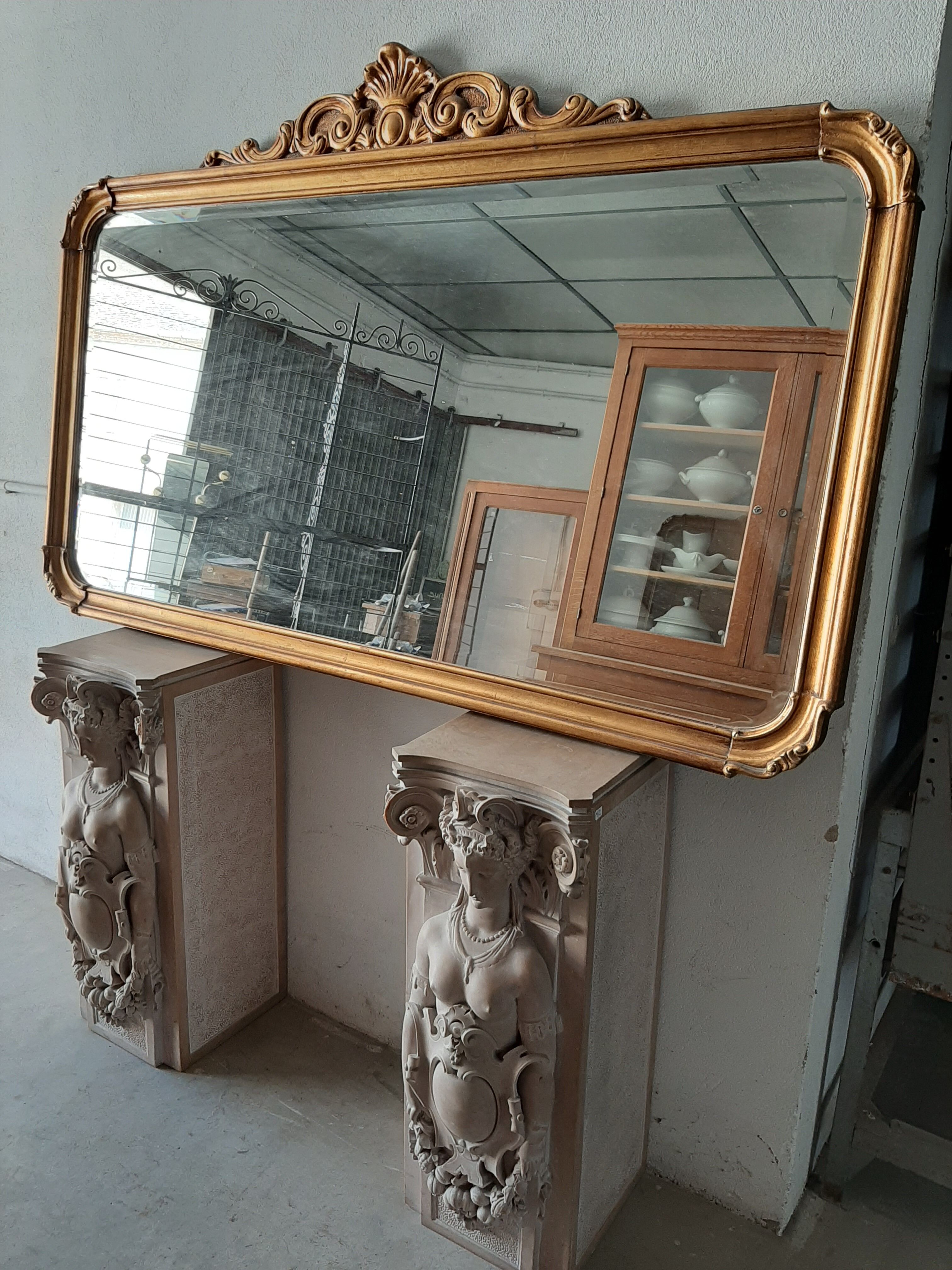 Mirror Louis XV style -185x115cm