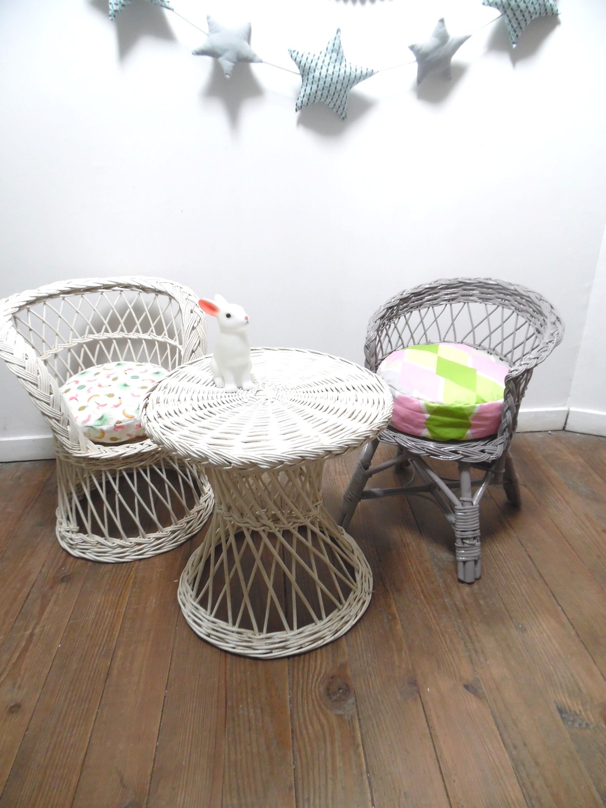 Rattan armchair