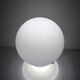 Large Opaline Blown Glass Lamp, 1970s