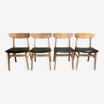 Ensemble de 4 chaises "design scandinave".