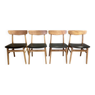 Ensemble de 4 chaises "design scandinave".