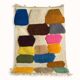 Vintage Moroccan rug with pop colours from the 1970s.