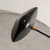 Black French Mid Century Agrafée Desk Clip Lamp by Serge Mouille, 1950s