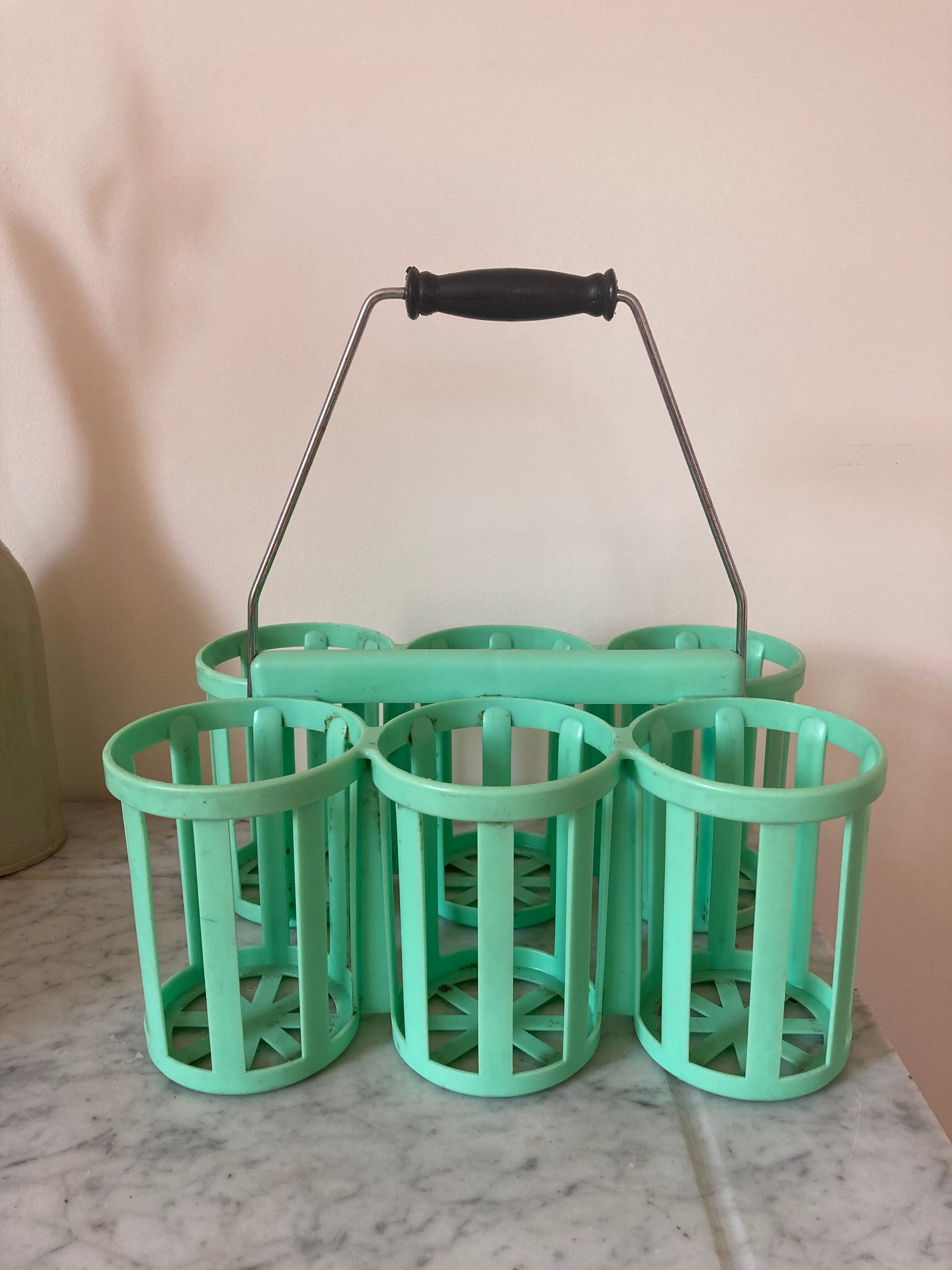 Bottle holder 1960 signed Pola