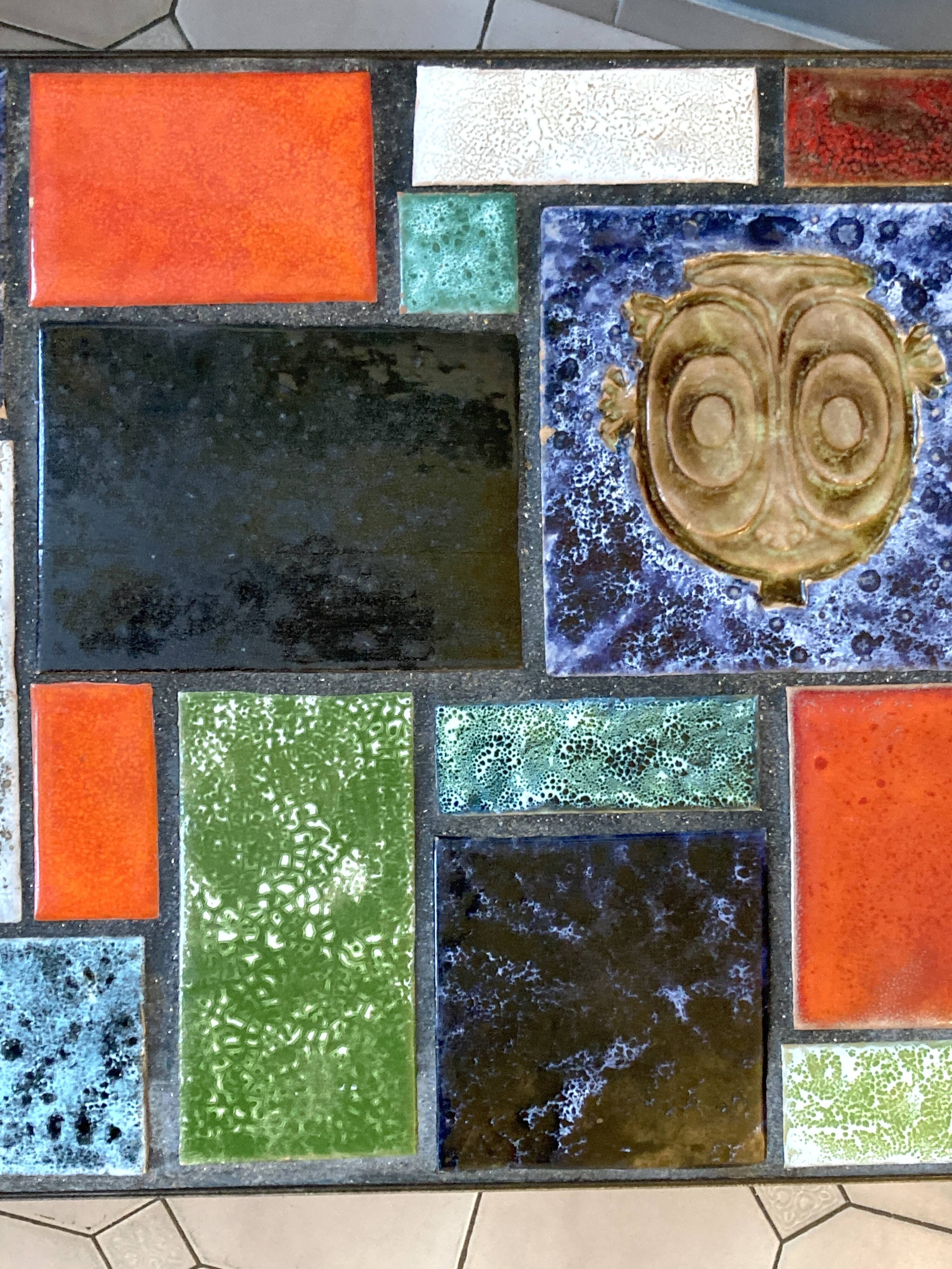 1970s ceramic coffee table