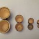 Poupees russes en bois matriochka decor de fleurs