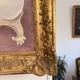 Oil Painting Canvas Psyche Woman Nude with Cat After Leonor Fini
