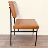 Set of 4 chairs model P60 by A. Philippon and J. Lecoq edited by Airborne.
