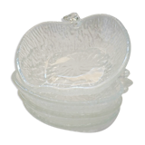 4 apple-shaped fruit bowls