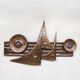 Vintage mid-century wall deco art object 'Brutalim'