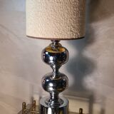 Barber style lamp 1970 chrome h49x18