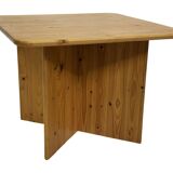 Vintage pine coffee table / side table in a minimalist organic design