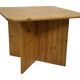 Vintage pine coffee table / side table in a minimalist organic design