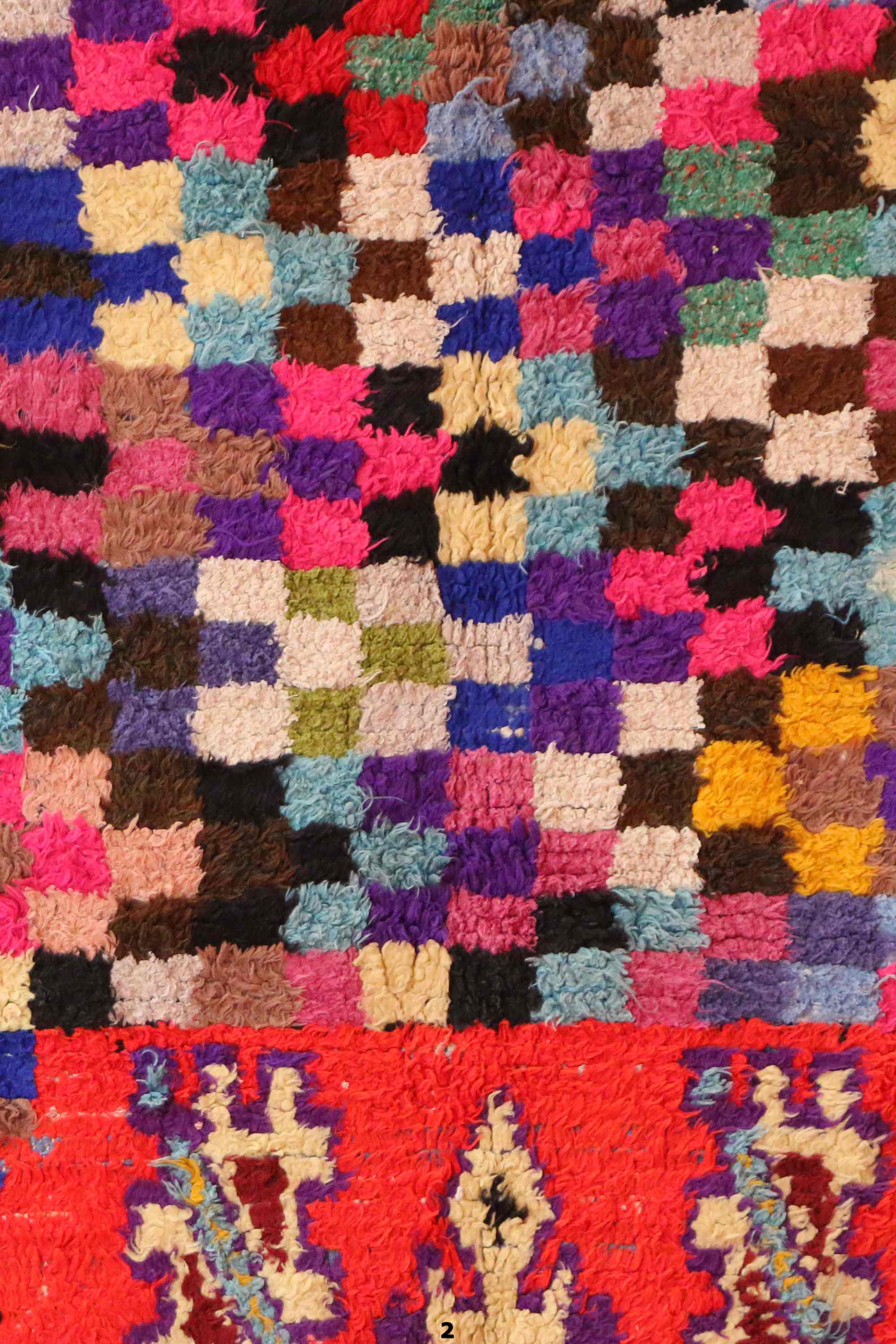 Tapis coloré marocain - 122 x 212 cm