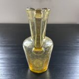 Biot style amber carafe
