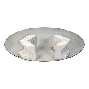 Table basse en travertin