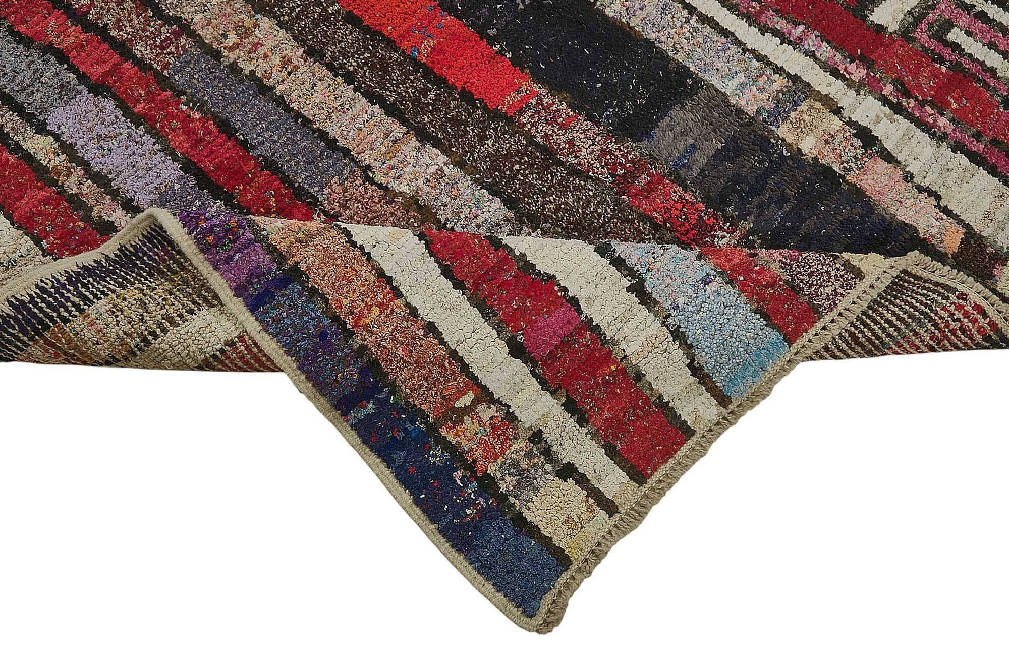 Handwoven Turkish Recycled Boho Rug 170 cm x 262 cm