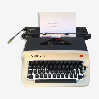 Vintage typewriter Olympia model B12 - 70s