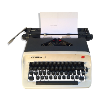 Vintage typewriter Olympia model B12 - 70s