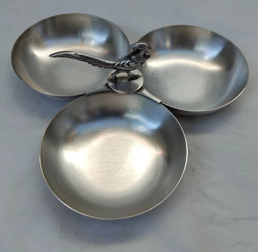 Silver-Plated Metal Serving Tray - French Silverware