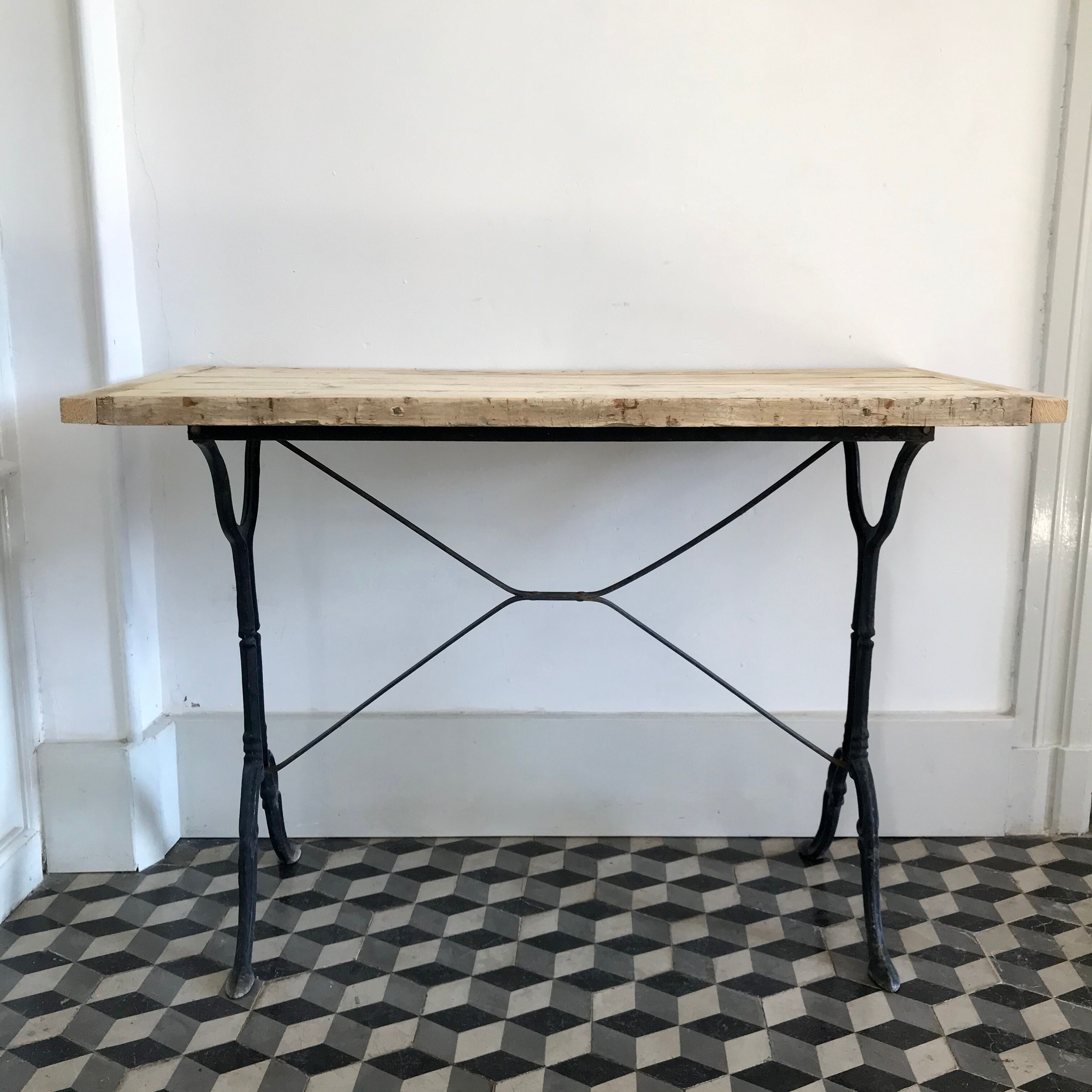 Old bistro table