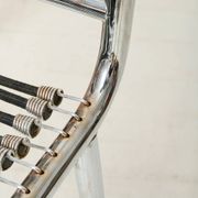 Pair of chrome chairs "Sandow" (1 of 3), René Herbst, 1980s