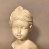Bust sculpture child child plaster