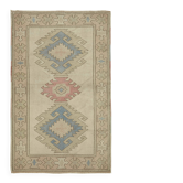 Turkish Vintage Anatolian Rug 126 cm x 202 cm