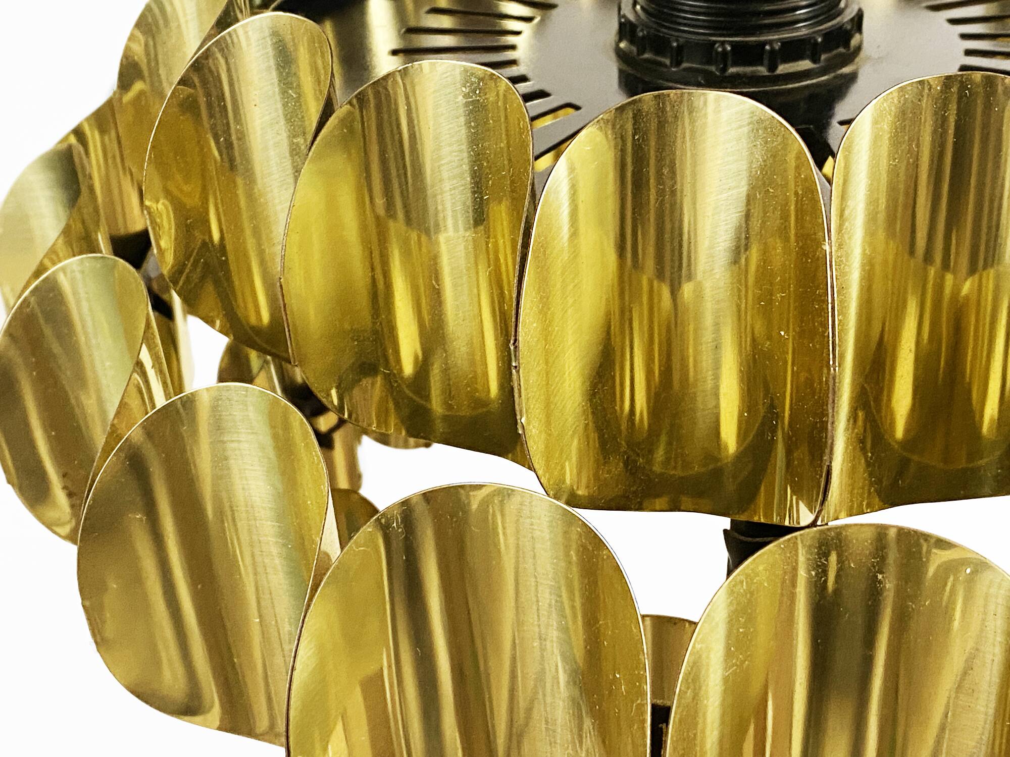 Brass pendant light by Thorsten Orrling for Hans-Agne Jakobsson AB, Markaryd. Sweden 1960s